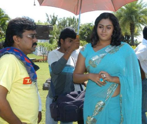 namitha.. - at a marriage ceremony..