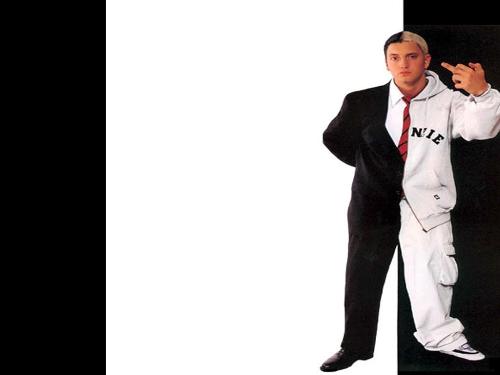 eminem - eminem black white