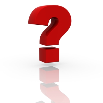 ? - Where's the red question mark? 