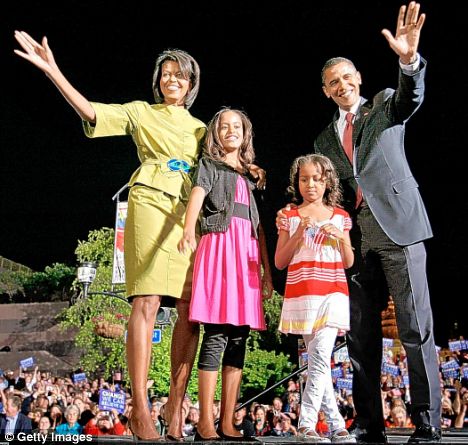 obama - obama and family