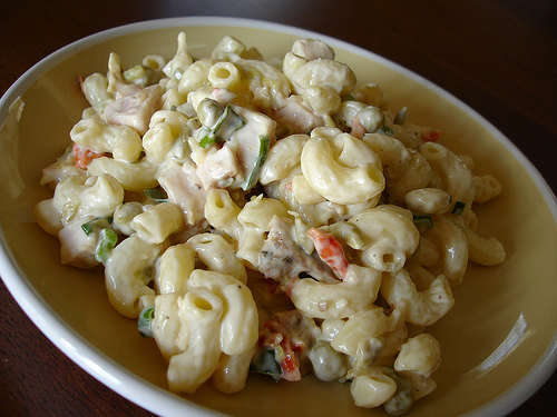 Chicken Macaroni Salad - Filipino's favorite holiday treat!