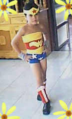she's wearing darna attire - she's my daughter ...a well talented and beautiful daughter.