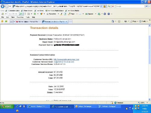 paymenent proof - another payment from the famous site, platinum lounge