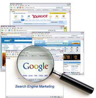 search engine - search engine viz. yahoo,msn,google,etc