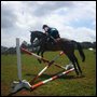 Gymkana show - Me at my gymkana show going over a jump