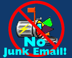 emails - junk mail is a pain Hate having those sent but cant stop them