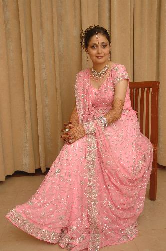posing in pink lehenga.. - beautiful indian..