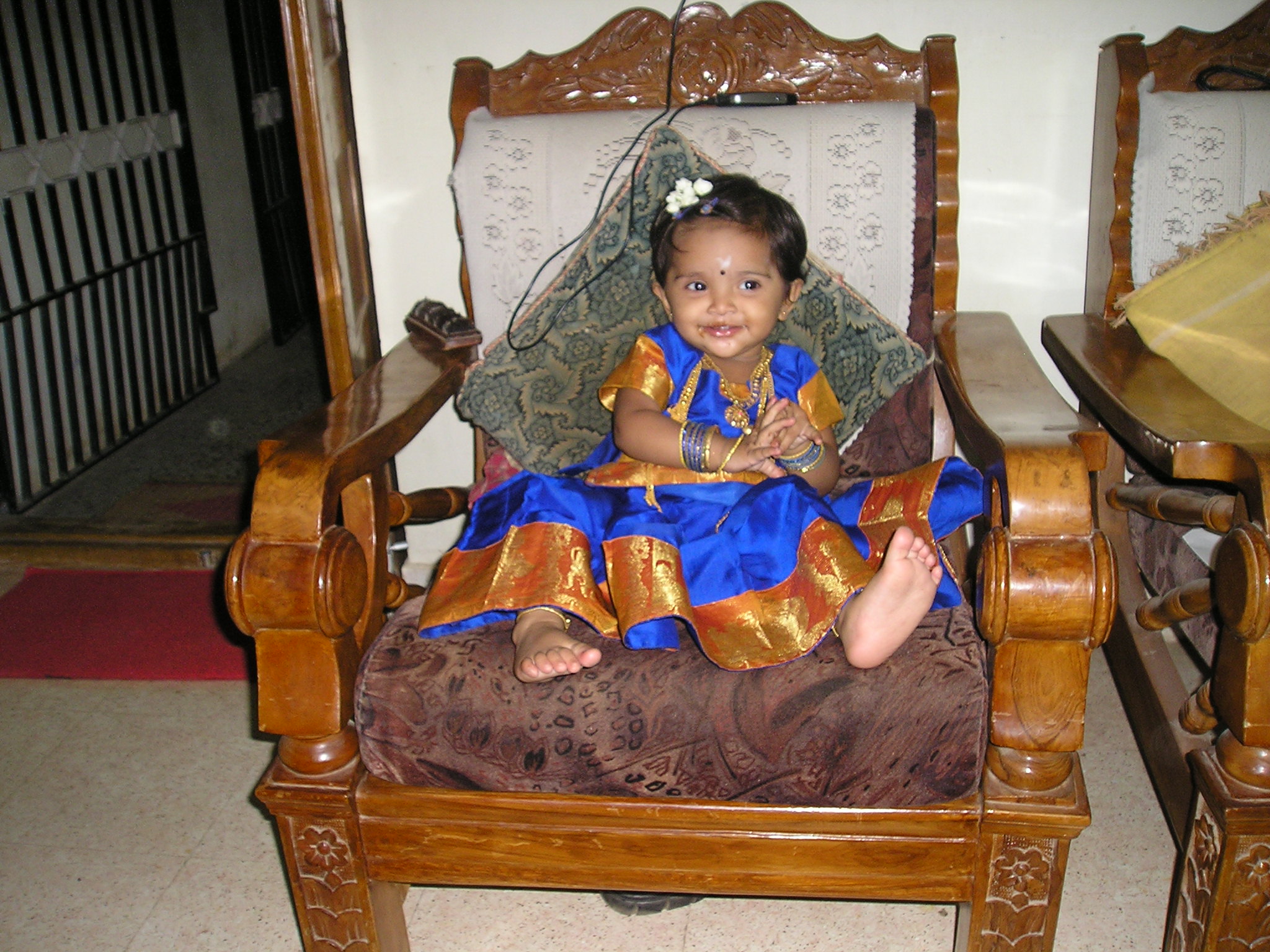 how cute is she? - she 's my sister's daughter..... my only lover will wait for 20 years to marry her. he he (hust kiddin)