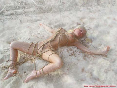 on the beack - hot girl