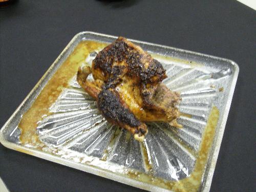 Grilled Herb Chicken - This is a photo of my original garlic herb roasted chicken - grilled to perfection.