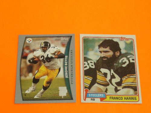 Jerome Bettis and Franco Harris - Two of the greatest Pittsburgh Steelers running backs who will be forever remembered for what they gave to the game and their fans.