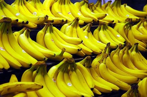 lots of bananas - lots of bananas on store ready to get sold.the bananas are of cavendis variety.bananas can also be used to make chips,creampie,foster,ketch up,pudding & a lot other things.