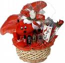 a basket of gifts -  I have a lot of gifts nicely preserved at home. They always remind me of my friends.