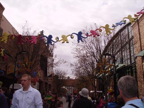 barrel of monkeys - the new area near the toy story ride at disney world