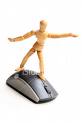 Internet Surfer - It's a guy on a mouse....yeah i guess he's surfing the web