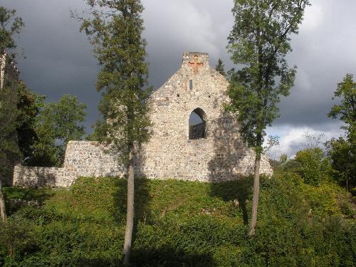Ruins - 800 years old ruins in Sigulda - on of the most popular cities of Latvia. These ruins are located up on the hill from where you have a great chance to see beautiful view down to the forest and a river called Gauja.