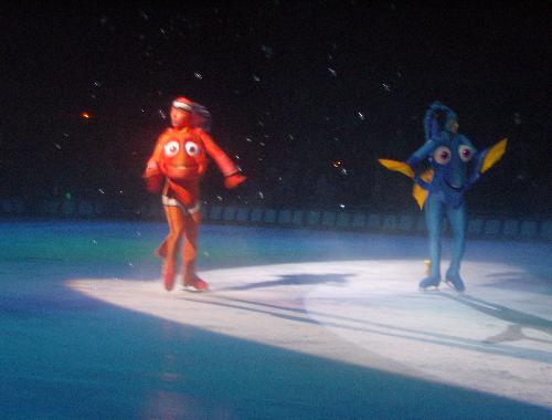 Dory and Marlin from Finding Nemo - Disney On Ice show