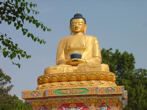 Buddha - Gautam Buddha statue at Swyambhu,Nepal.