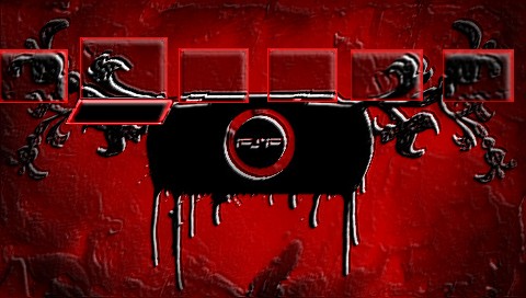 psp - psp wall paper red