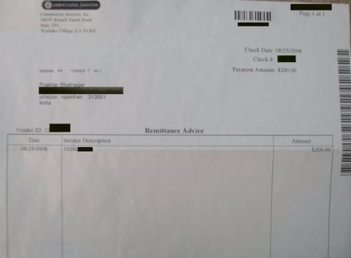 One more 200$ check - One more 200$ earning proof