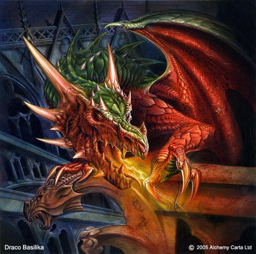 red dragon - gothic