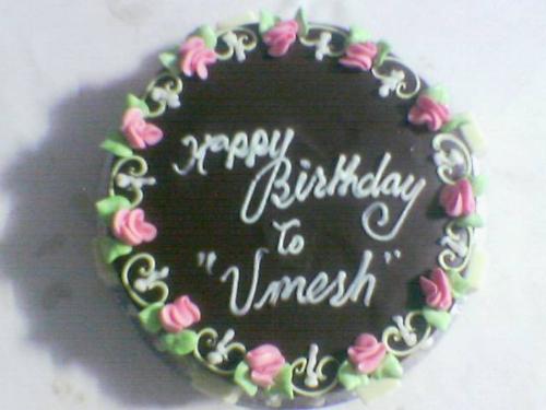 Chocolete cake - its my birthday cake.