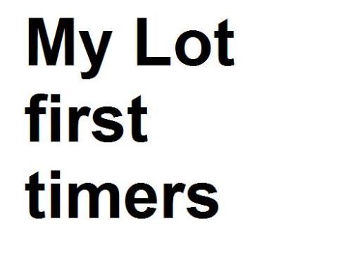 mylot first timers - Mylot newbie