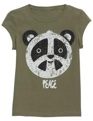peace emblem on a t-shirt - peace emblem on a t-shirt with a cute panda face