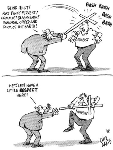 Mean old atheists -  How surprisingly accurate this comic is.