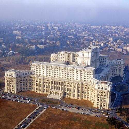 Bucharest - Palace of the Parliament - Second biggest building in the World, after Pentagon and the biggest Palace in the world