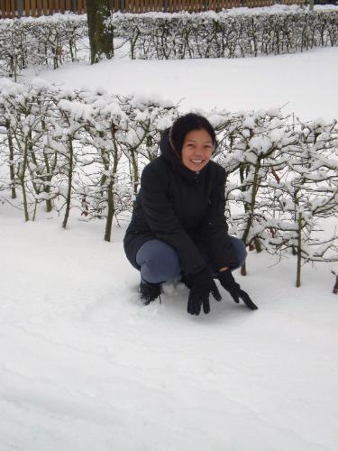 First Snow - My 1st snow experienced in the Netherlands, they said it's the heaviest snow after how many years.