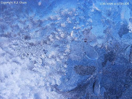 Frozen Art - So many shapes and contours in this ice crystal. Frozen Art - So many shapes and contours in this ice crystal.