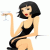 sexy lady - a portray of a sexy and alluring girl