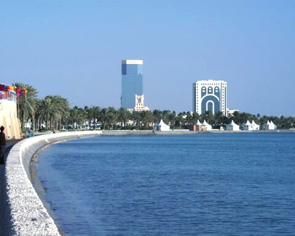 Doha sea shore - this our sea shore for walking.