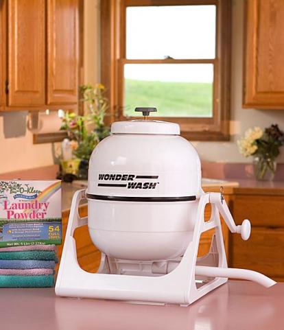 Wonderwash - A small washer for people with no laundry room