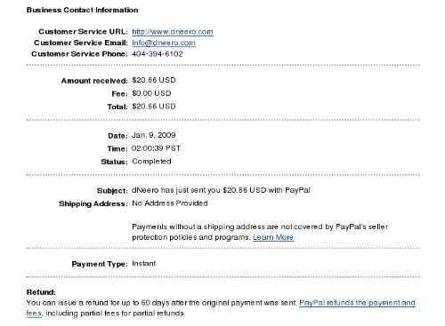 Dneero Payment Proof - check out Dneero Payment Proof