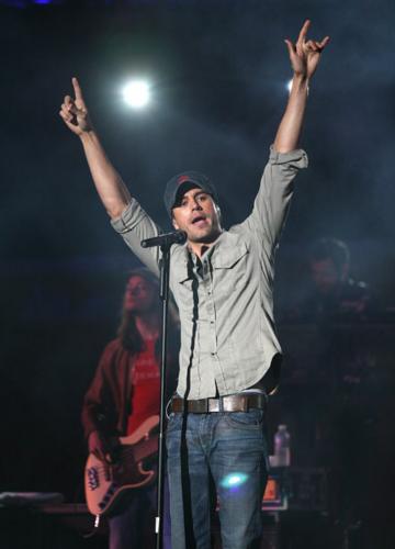 enrique - the most famous,talented singer who i saw.