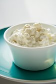 cottage cheese - photo of Cottage cheese in a small bowl