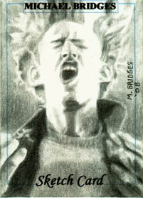 Exploding Peter Petrelli - My sketch card of Peter exploding.