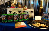 Girl Scout cookies - photo of display of Girl Scout cookies