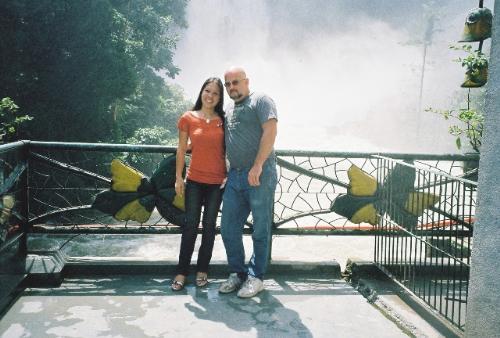 maria cristina falls - photo taken at maria cristina falls, iligan city, philippines, me with my american boyfriend. this is his 2nd visit in the country