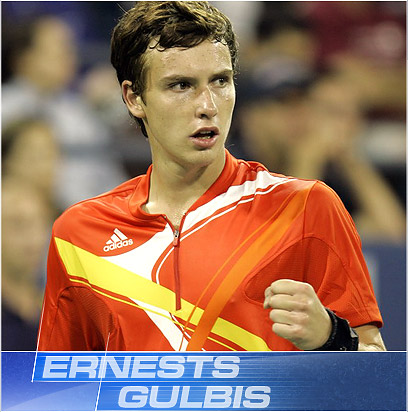 tennis player - Latvian tennis player Ernests Gulbis