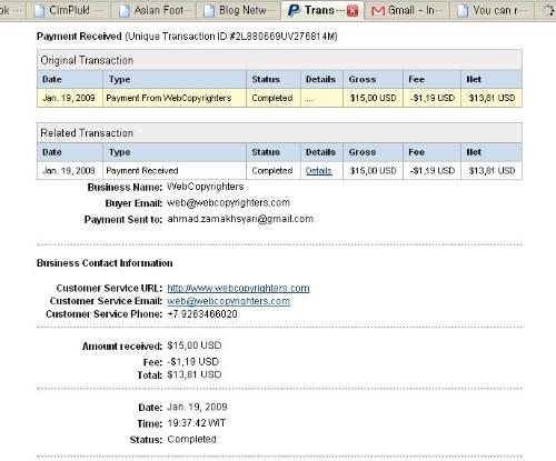 My payment - this my payment from host my post..
hoho.. happy.. :D