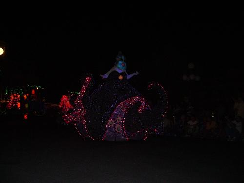 disney parade - disney parade of lights, spectro magic at magic kingdom in disney world