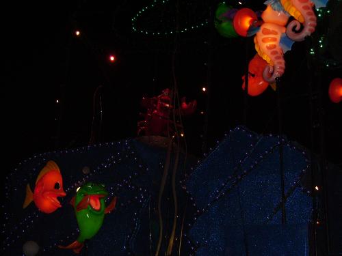 parade sabastian - disney parade of lights, spectro magic at magic kingdom in disney world