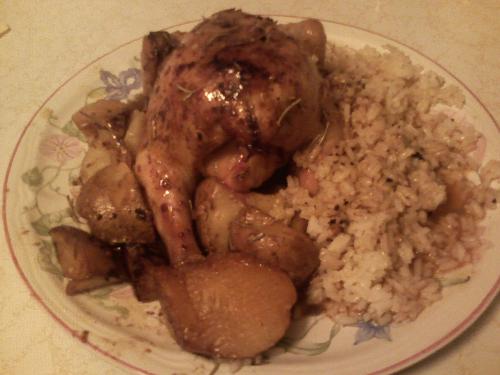 Chicken - This is the cornish game hen I made last night!