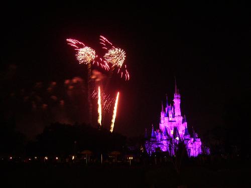disney world - the fireworks at magic kingdom in disney world