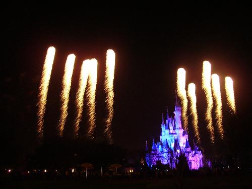 disney world - the fireworks at magic kingdom in disney world