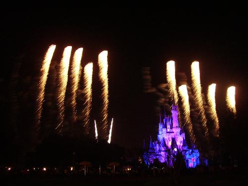 disney world - the fireworks at magic kingdom in disney world