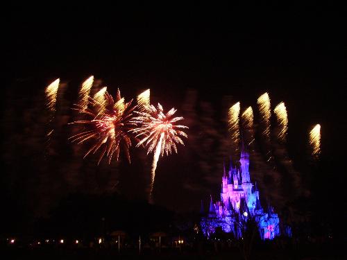 disney world - the fireworks at magic kingdom in disney world